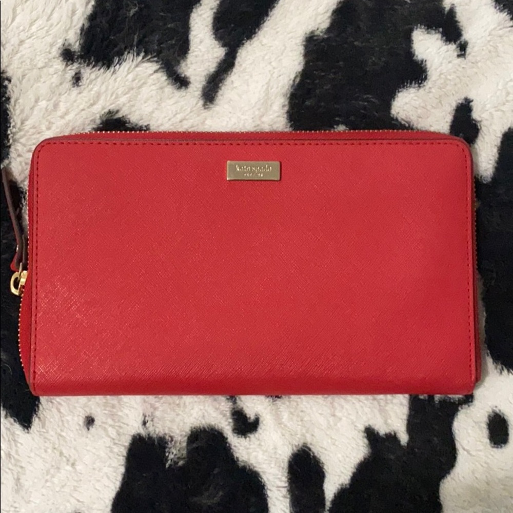 Red Kate Spade Wallet